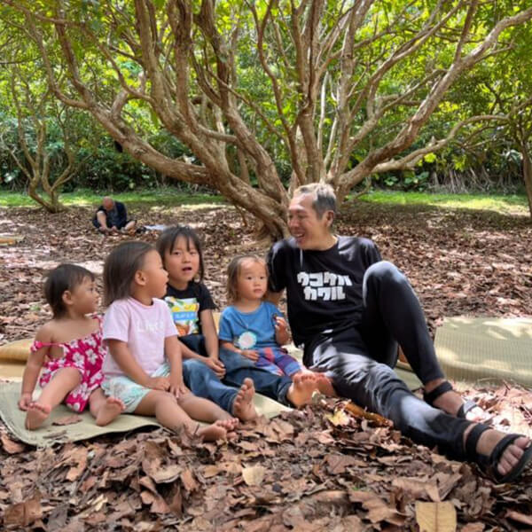 自然の中で育つ環境